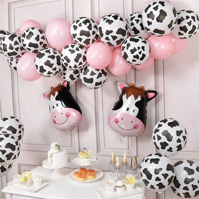 58pcs Pink Latex Balloons Garland For Farm Animal Theme Birthday Party  Decorations Kids Baby Shower Supplies Cow Foil Balloon - Ballons &  Accessories - AliExpress