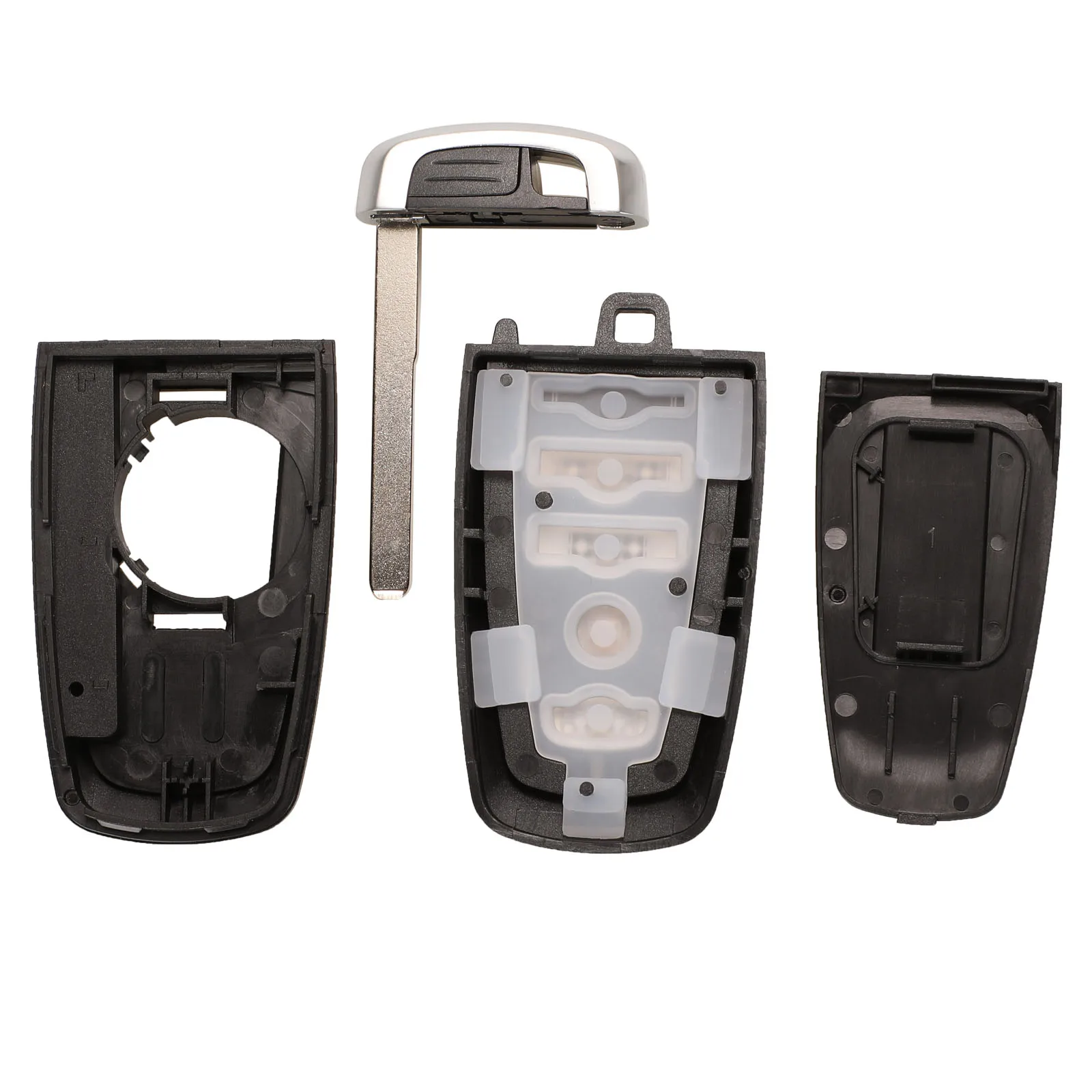 Jingyuqin 5 шт. оболочки для Ford Fusion Mustang Explorer F-150 F-250 F-350 4 кнопки дистанционный ключ-брелок от машины Корпус