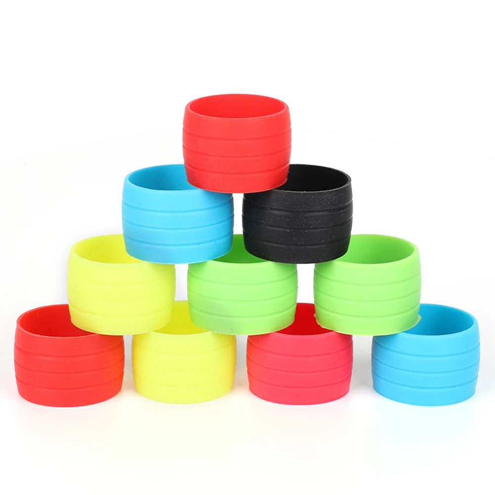 2PCS Bicycle Handlebar Tape Fixing ring Road Bike Handle Grip Wrap Holding Silicone Rings Cycling Fixed Sleeve Collar Bike Parts bike handlebar tape
