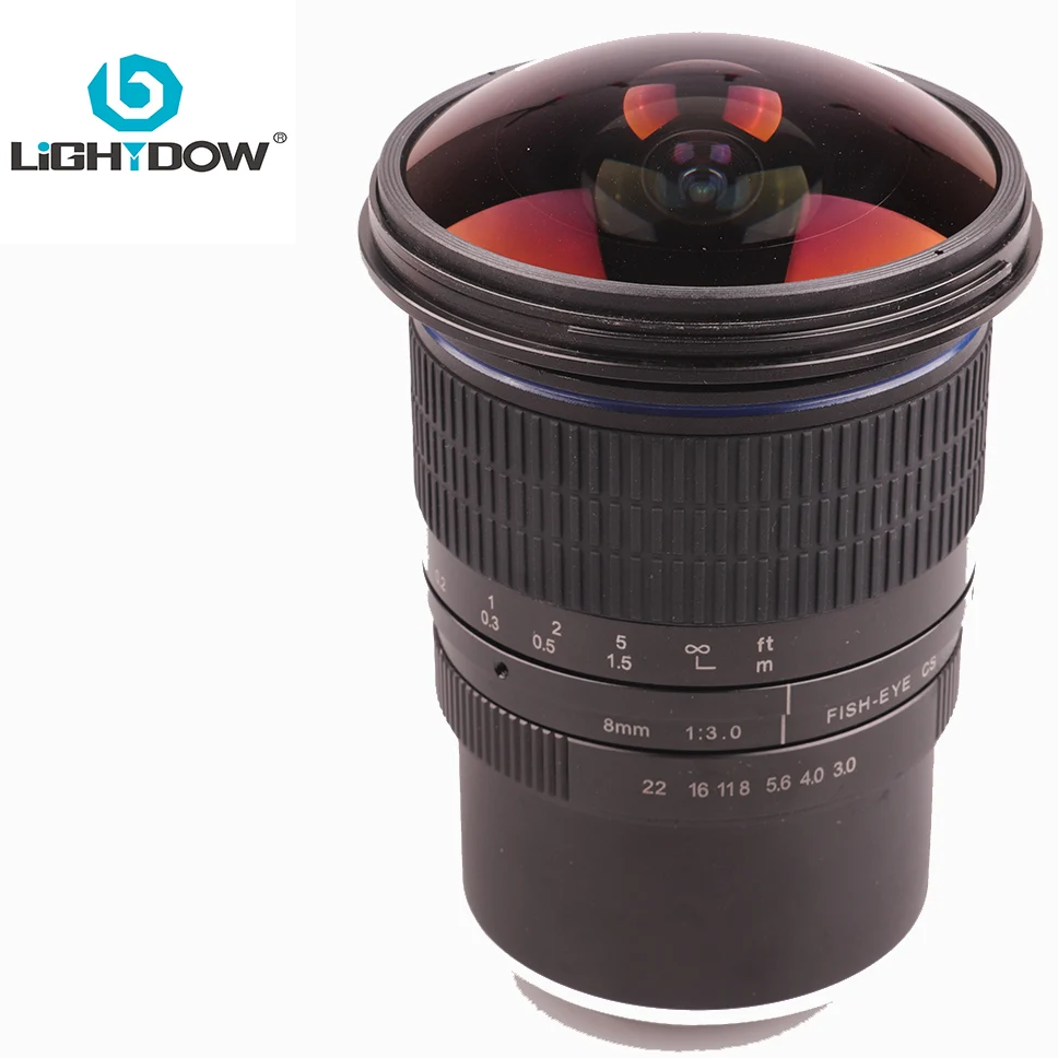 Lightdow 8mm F3.0f22 Manual Fisheye Lens For Mirrorless Cameras Sony E