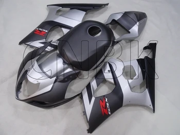 

for Suzuki GSXR1000 2003 Full Body Kits GSX-R1000 04 Matter Silver Black Fairings for Suzuki GSXR1000 2003 - 2004 K3 Fairings