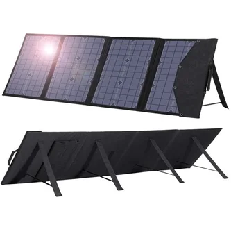 

80W Fast Charge Foldable and Flexible Portable Blanket Folding Solar Panel for Camping and camping