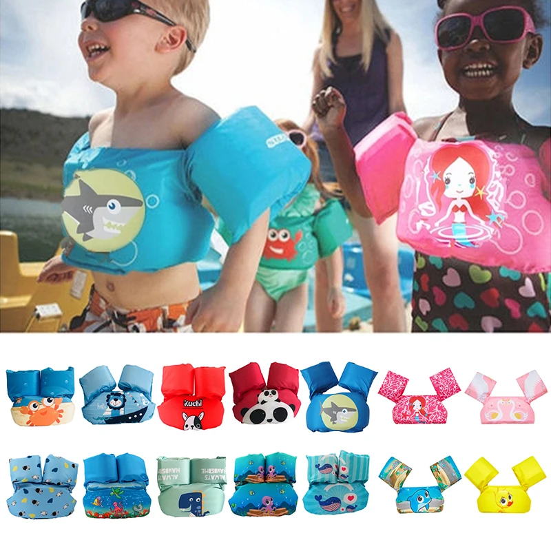 Baby Boys Girls Arm Ring Life Vest Child Life Jacket Floats Safety Life