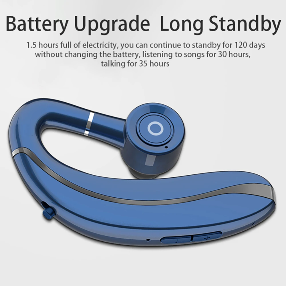 Hot Q10 bluetooth 5 0 long standby earphone Ear Hook wireless headphones waterproof 300mAh Headset PK V9