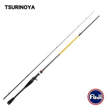 شراءTSURINOYA 7ft متوسطة الطاقة صنارة صيد السمك فوجي دليل 2 قسم 2.13 متر عالية القوة أداء بايك باس قضيب العمل السريع