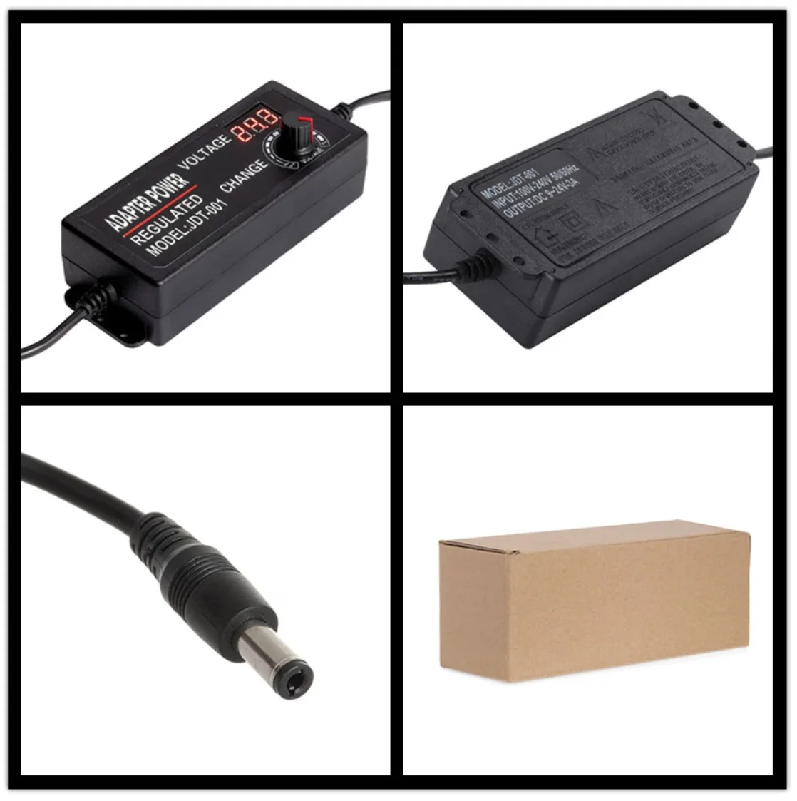 Adjustable AC To DC Power Supply 3V 5V 9V 12V 15V 18V 24V 1A 2A 5A 10A Power Supply Adapter Universal AC100-240V To 12V Adapter