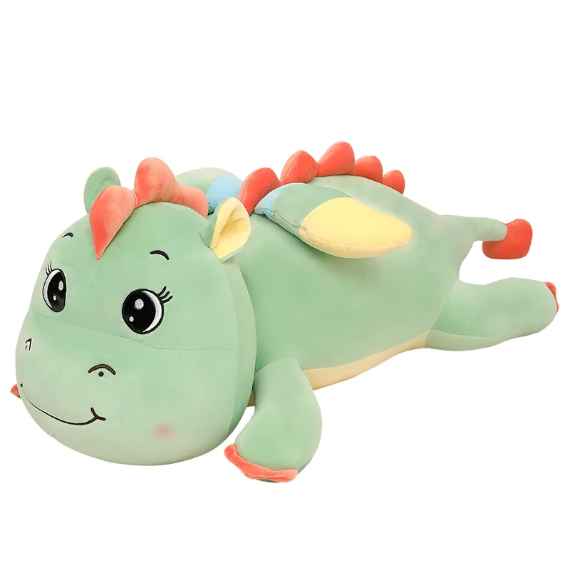 

Hot Nice 1pc 100cm/120CM New Big Size Long Lovely Dinosaur Plush Toy Soft Cartoon Animal Stuffed Doll Boyfriend Pillow Kids Gift