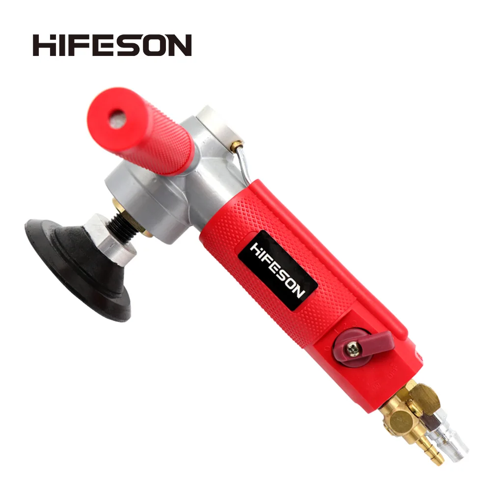 4 Inch Air Pneumatic Sander Water-feed Mill Wet Polisher Tool Machine for Marble Quartz Granite Stone Polishing
