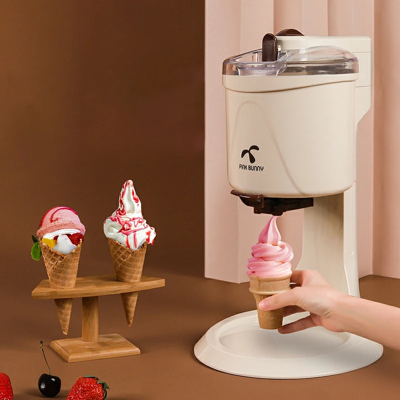 🧊kids Diy Perfect Ice-cream Cone Easy Use 1l Machine Ice Cream Mini Fruit  Maker For Home Electric Milkshake Machine Diy Kitchen - Ice Cream Makers -  AliExpress