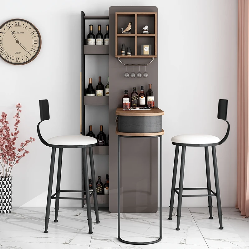Aparador de alta gama, gabinete de vino estrecho integrado con aterrizaje  italiano montado en la pared, gabinete pequeño ins simple moderno de lujo -  AliExpress