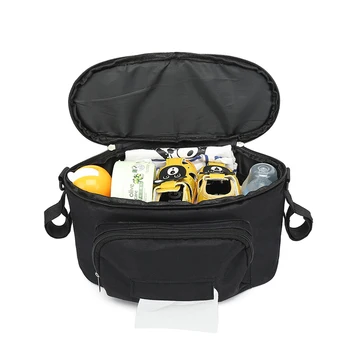 

Hot Baby Stroller Bag Mummy Organizer Bag Nappy Toys Diaper Bags Carriage Buggy Pram Cart Basket Hook Stroller