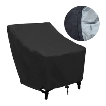 

Gifts Chair Cover Oxford Cloth With Drawstring Patio Home Waterproof Weatherproof Storage Sunscreen Wear Resistant Removable