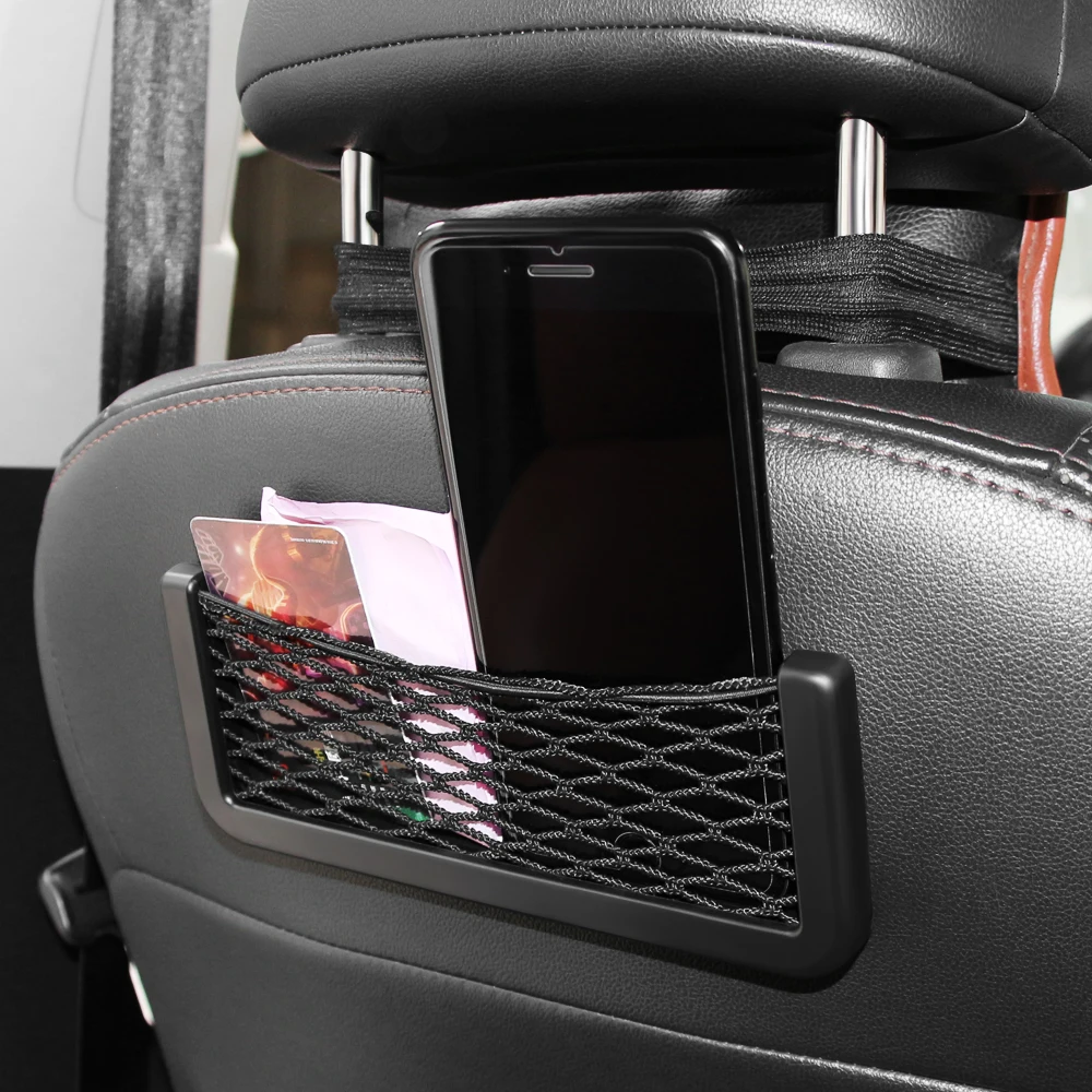 Универсальная черная Автомобильная Сетчатая Сумка держатель для телефона lada vesta