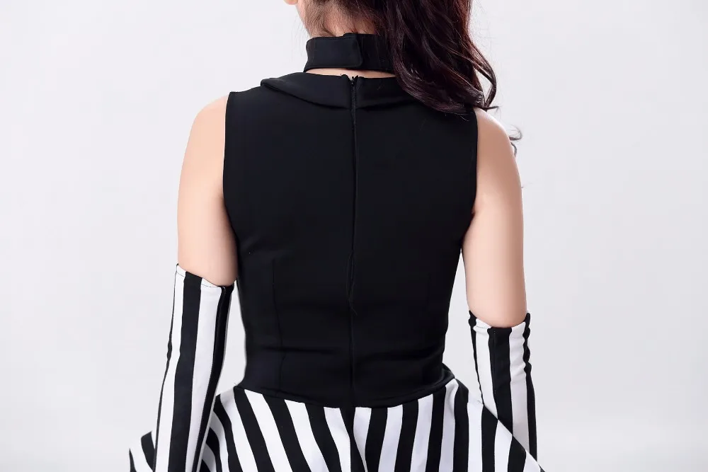 Mode Star Costume Chanteuse DS Costume De Danse Jazz Noir Blanc Couleur Bloc Formelle платье для курения костюм платье джаз