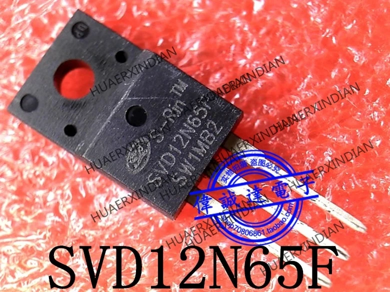 1 шт. новый оригинальный SVD12N65F SVF12N65F TO-220F в наличии реальное изображение |