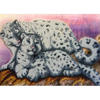 

B1412 set for embroidery with beads 'паутинка' 'barsy', 38*28 cm