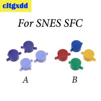 

cltgxdd Game Console Control Button For SNES Super NES Plastic Buttons A B X Y Controller Button replacement For Nintendo S F C