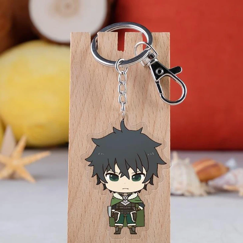 1 Pcs Cute The Rising of Shield Hero Tate No Yuusha Nariagari Anime Raphtalia Firo Acrylic Keychains Keyrings Figure Toys | Игрушки и