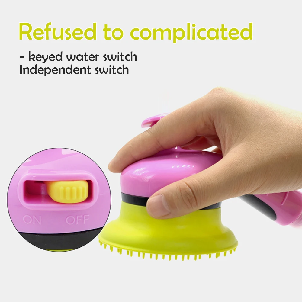 Pet Cat Dog Bath Sprayer Soft Rubber Massage Shower Head Dog Bath Shampoo Pet Grooming Brush Cleaner For Dogs Cats Pet Products