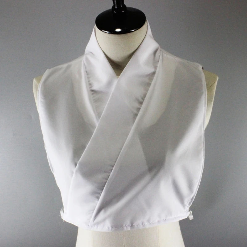 Купить Womens Vintage Chinese Style Hanfu Half Shirt Crop Top Cross Wrap Deep V-Neck White Fake Collar Detachable Dickey Blouse  | Отзывы и видеообзор (1005003229595838)