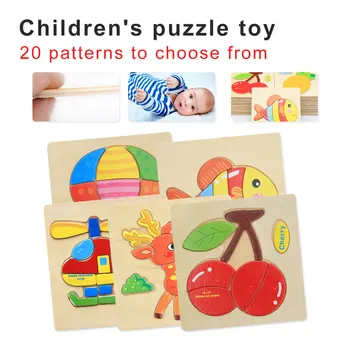 

toys three-dimensional colorful wooden puzzle educational toys developmental baby toy child early training game dropshipping