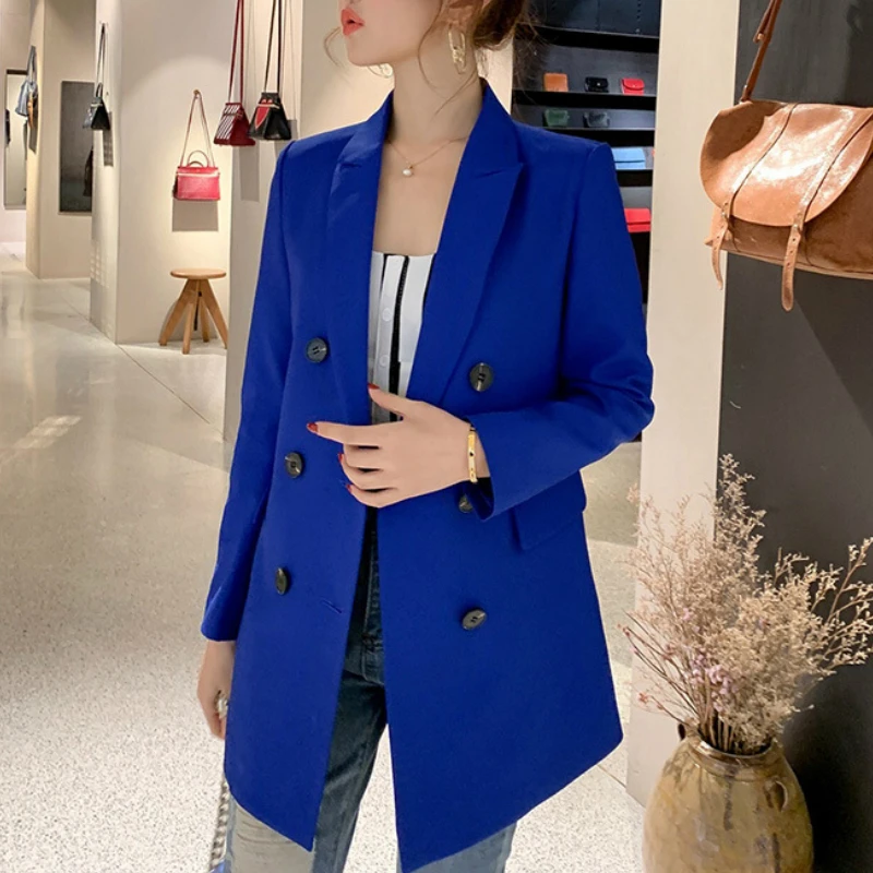 Chaquetas осенняя куртка с длинными рукавами женские формальные пальто зеленые