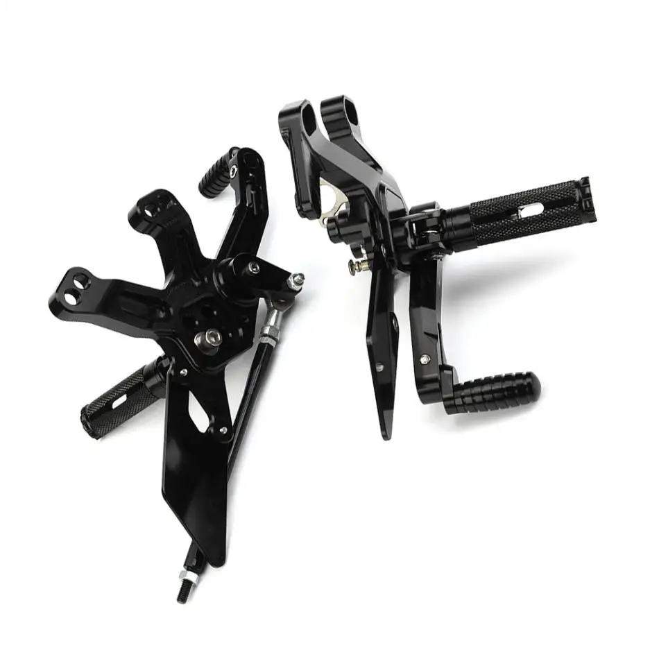1 пара Прочный ЧПУ алюминиевый мотоцикл Rearset подножка подножки для Kawasaki Z1000 аксессуары для двигателя Новинка