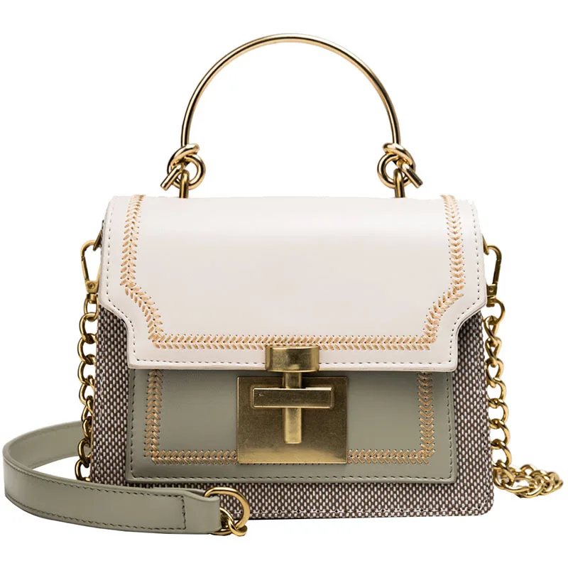 

2019 New Mini Leather Crossbody Bag For Women Chain Shoulder Messenger Bag Lady Travel Purses and Handbags Evening Party Clutch