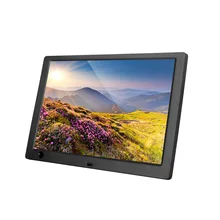 Автоматический таймер Высокое разрешение Музыка USB карта ips дисплей 10,1 дюймов будильник 1280x800 цифровая фото рамка пульт управления