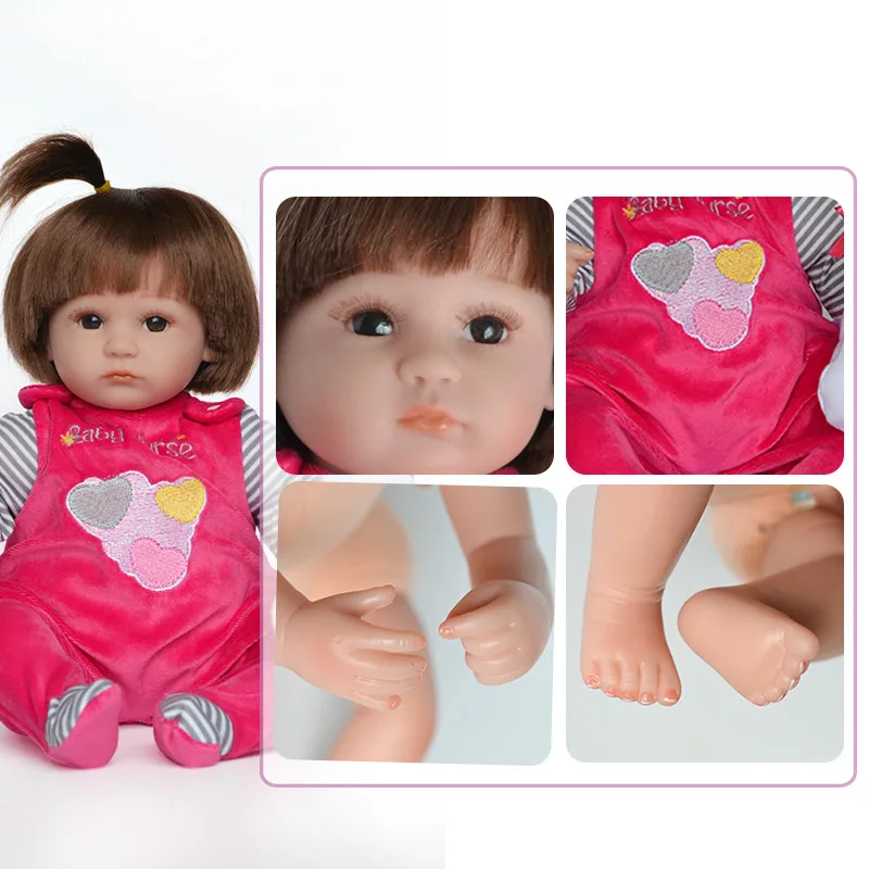 HIINST Baby Reborn Doll 55 см Playmate куклы для новорожденных детей Beb Reborn Body с виниловым силиконовым Reborn Dolls младенцы
