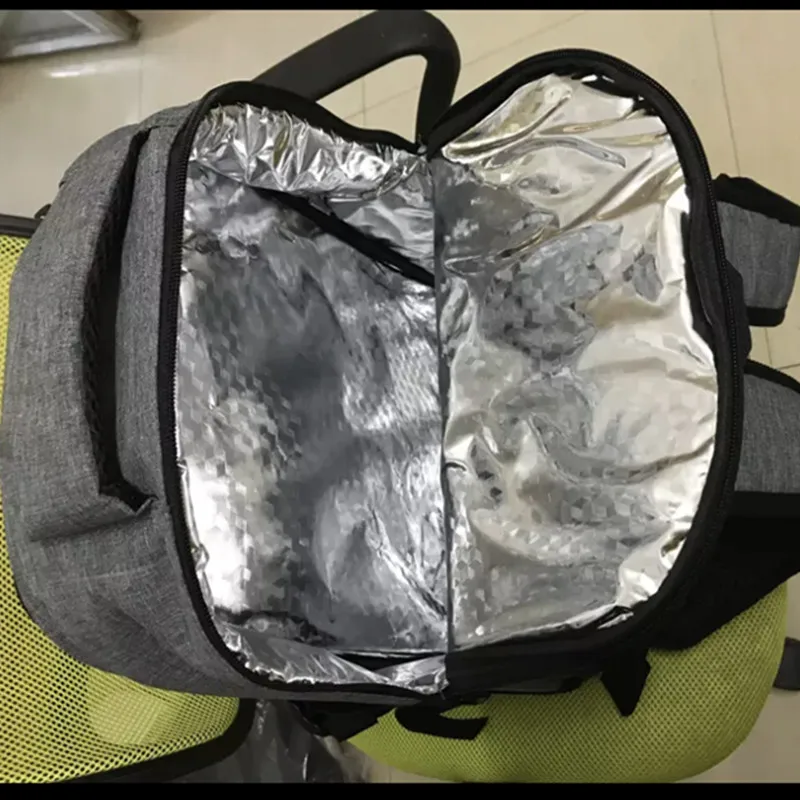 Picnic Backpack Basket Cooler Insulated Fridge Box Travel Lunch BBQ Camping Thermal Outdoor Picnic Bag Waterproof