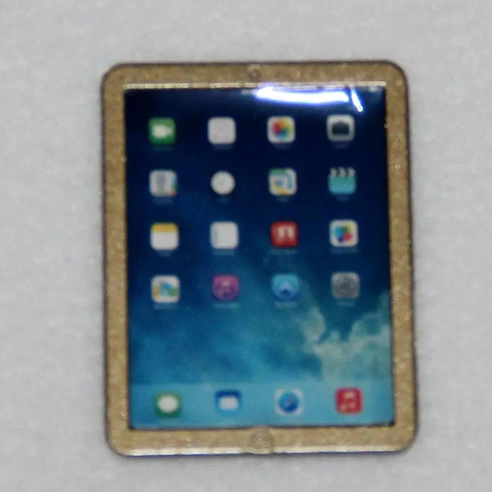 

1:6/1:12 Scale mini ipad Dollhouse Miniature Mini Simulation IPAD for Blyth,Barbi, BJD Pretend Play House Furniture Decor