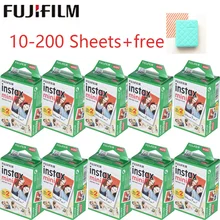 10-200 листов Fujifilm Instax Mini белая пленка мгновенная фотобумага для Instax Mini 8 9 7s 9 70 25 50s 90 камера+ фотоальбом
