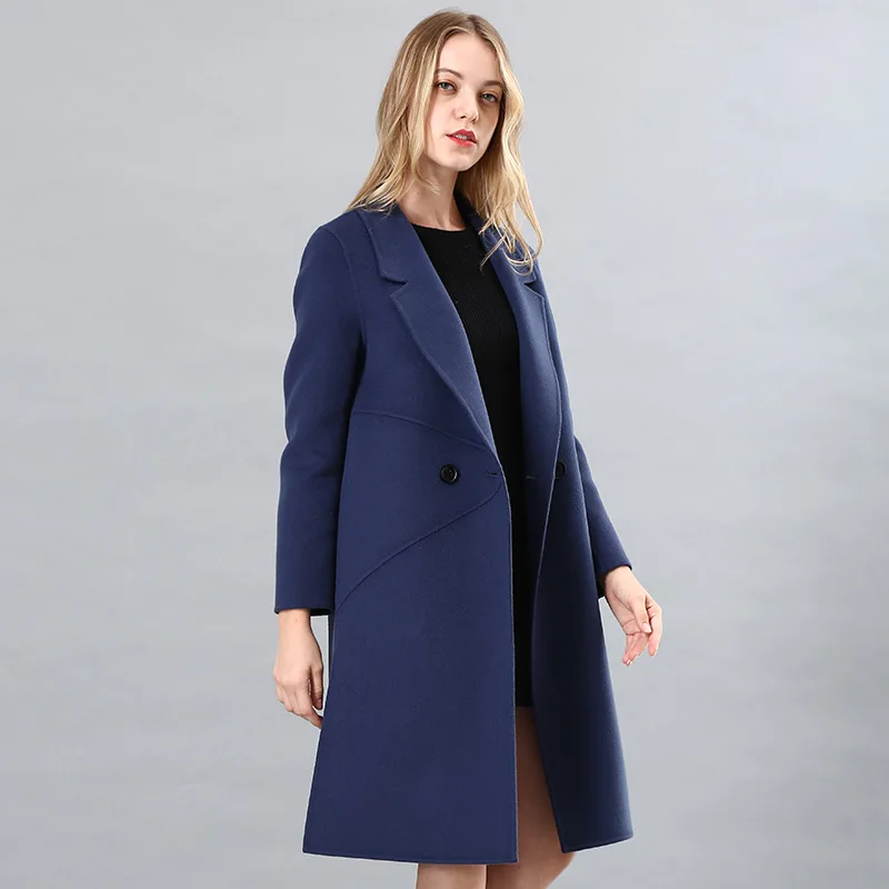 Winter 2020 New Two-Sided Plush Woolen Coat Medium
