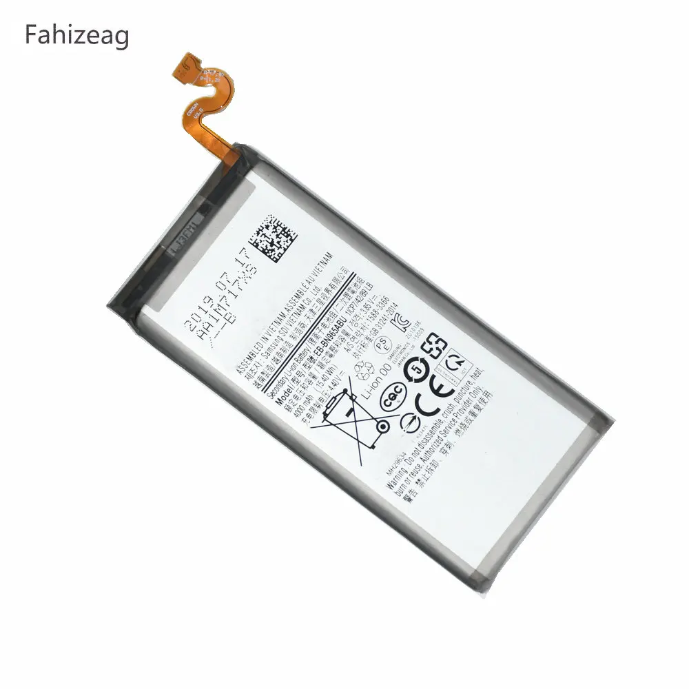 Fahizeag 5 шт. EB-BN965ABU Батарея Замена для samsung Galaxy Note 9 Note9 N960U SM-N9600 N9600 SM-N965F SM-N960F мобильного телефона
