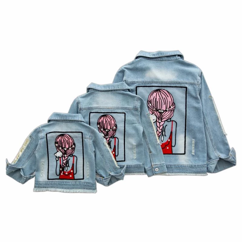 mommy and me denim jacket