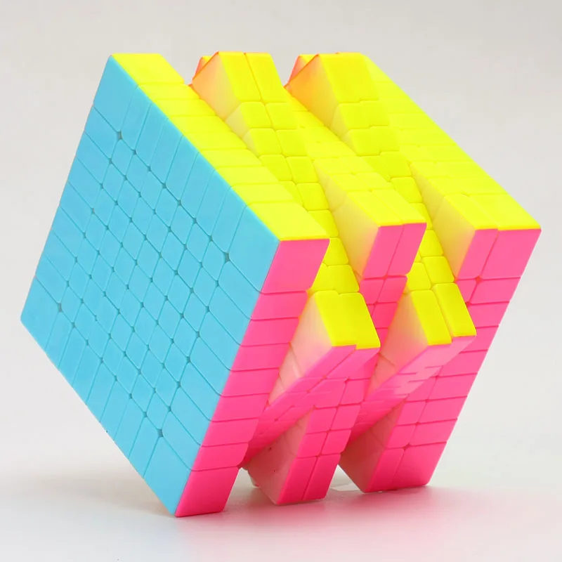 

Yuxin Huanglong 9x9x9 Magico Cubo 9x9 Neo Cube Magic Puzzle Professional Cube 9x9 Stickerless Cubes Toys For Children