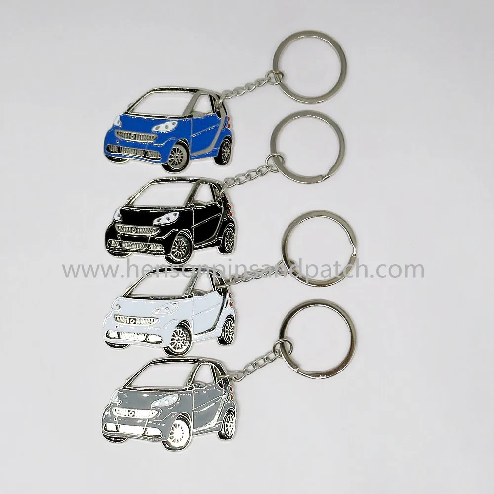 

Custom metal soft enamel car shape key chain,Car logo souvenir