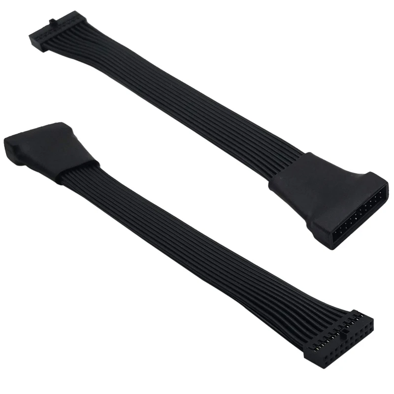 

2 Pack Small Mini USB 3.0 19 Pin Internal Extension Header Adapter Cable for Motherboard 5.9-Inch(15cm)