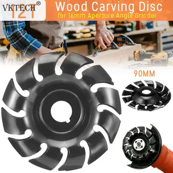 

12-tooth Grinding Disc Milling Carving Tool for Angle Grinder Plastic Woodworking Cutting Disc Grinding Wheel Power Tools