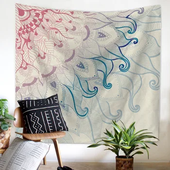 

Mandala Multifunctional Tapestry Wall-mounted Beach Towel Tapestry Mandala Wall Hanging Wall Fabric Macrame Wall Hanging