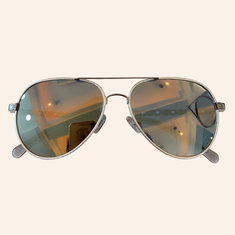 No.2 sunglasses Женские солнцезащитные очки gafas de sol hombre в ретро стиле с металлической оправой, фирменный дизайн, солнцезащитные очки для женщин - Цвет линз: No.2 sunglasses