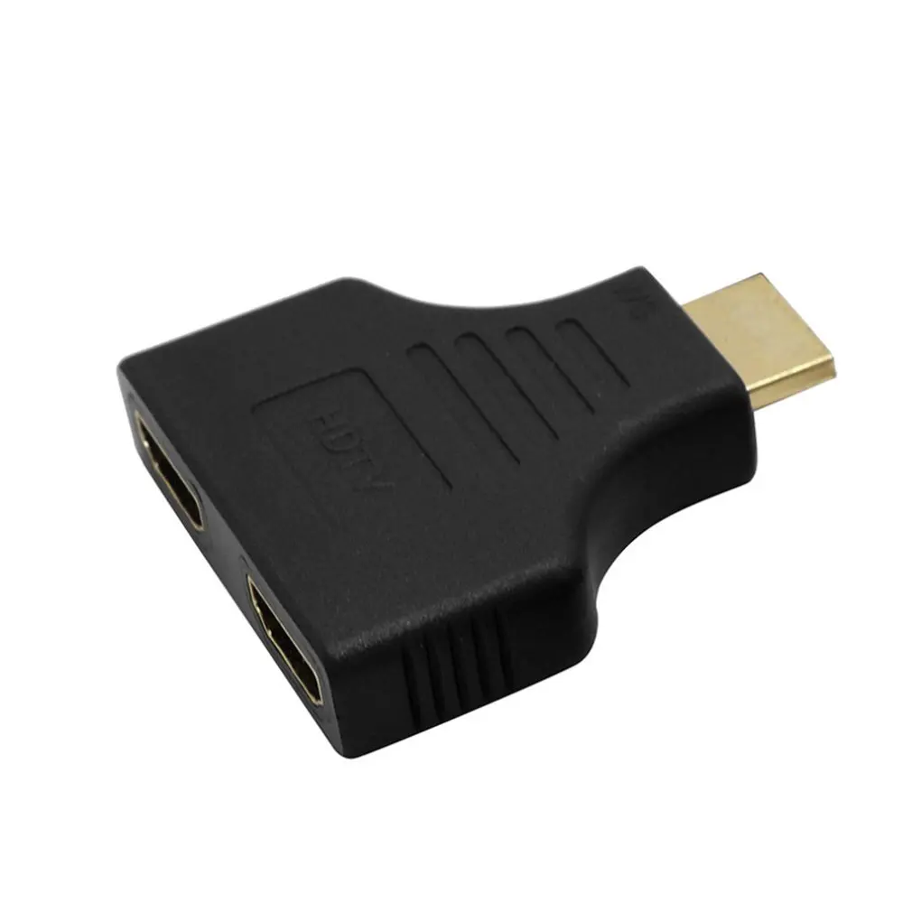 1080P HDMI-compatible Ports Male to 2 Female 1 In Out Splitter Adapter Converter For TV 2019 Dropshipping | Электроника