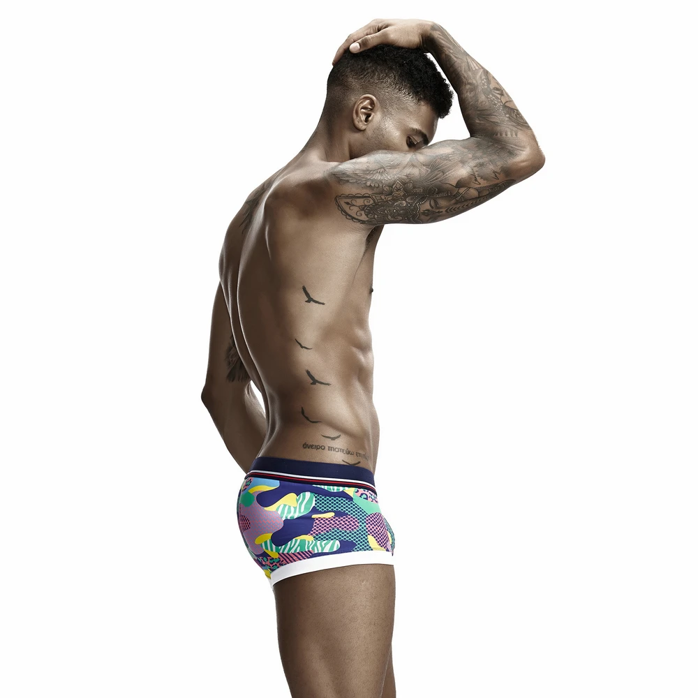 Men FASHION TRUNK Penis Pouch Designed Gay mens 3D Print underpants Graffiti Freedom MY STYLE hot sale panties