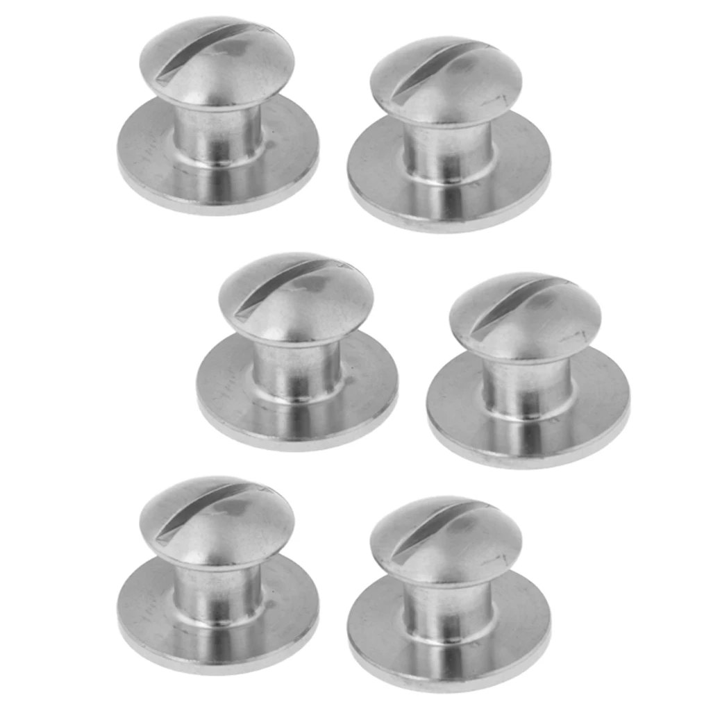MagiDeal 6Pc M7x10mm Scuba Diving Stainless Steel Assembly Screws Book Screw MagiDeal 6Pc M7x10mm Scuba Diving Stainless Steel Assembly Screws Book Screw