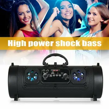 

1Pcs Bluetooth Speaker Outdoor Bluetooth Speaker Portable Waterproof TWS Boombox Stereo With Radio Subwoofer Bass Wireless P7O6