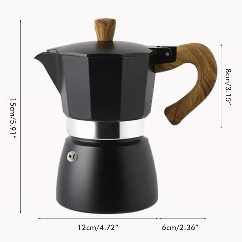 150ML Italian Coffee Machine Moka Pot 