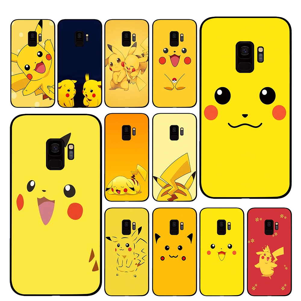 

Pikachue Face For Samsung Galaxy S10 S8 S9 Plus S7 S6 edge Note 8 9