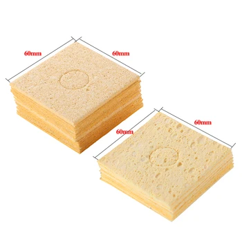 

Soldering Iron Sponge Solder Tip Cleaning Sponges Cleaner Soldering Accessories Replacement High Temperature Resistant Sponges