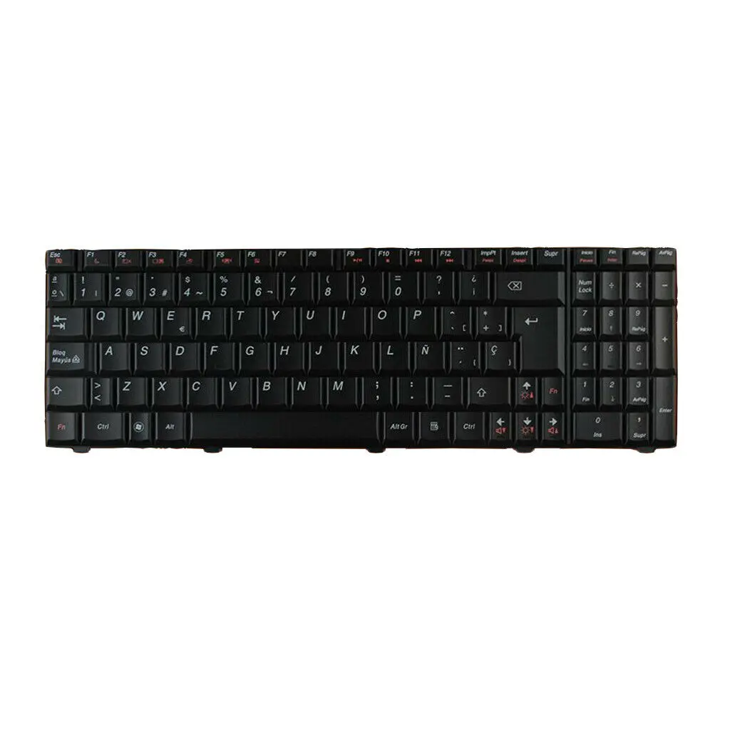 Клавиатура для ноутбука lenovo G570 G770 Z565 G575 G780 испанский с рамкой SP